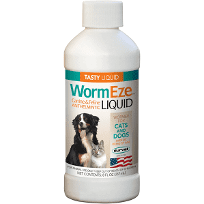 Durvet Wormeze Liquid for Cats &amp; Dogs 8oz