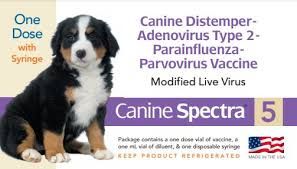 Spectra 5 Dog Vaccine w/Syringe 5 in 1