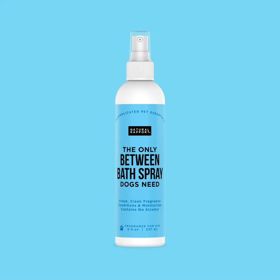 Natural Rapport The Only Between Bath Spray Dogs Need Sandalwood and Amber 8oz