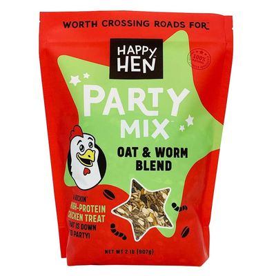 Happy Hen Treats 17015 2lb Mealworm/Oats Mix