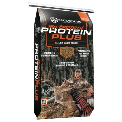 Deer Feed 18% Backwoods Protein Plus Alfalfa Based 50lb