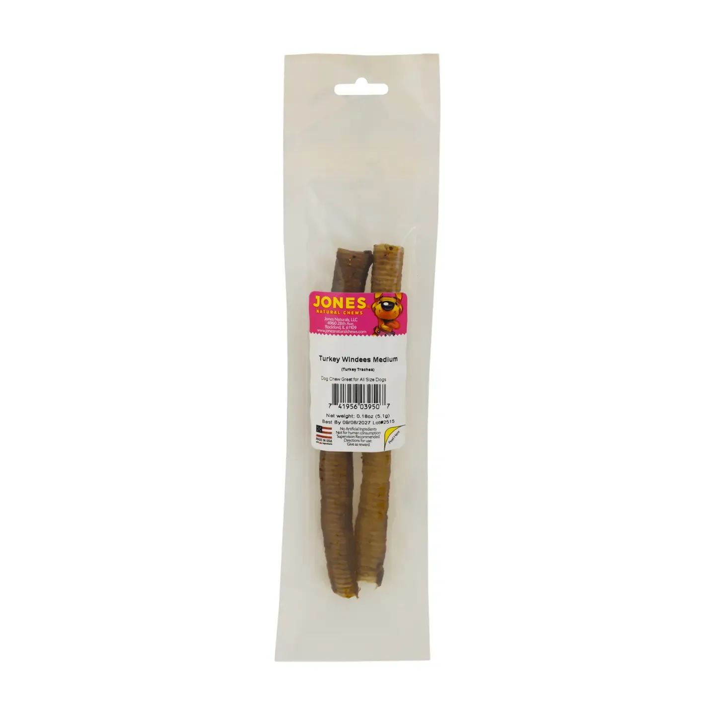 Jones Natural Chews Turkey Windees Medium