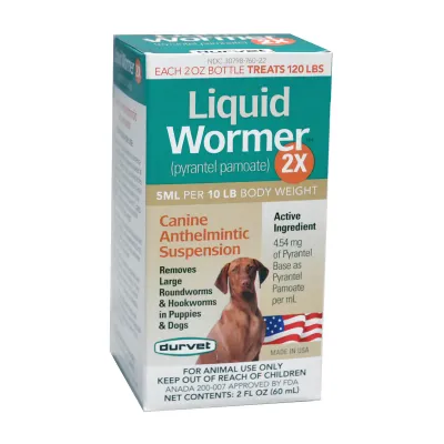 Duvet liquid wormer 2 fl oz