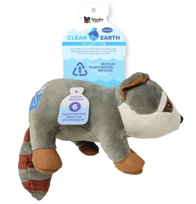 Raccoon Clean Earth Recycled Plush Toys
