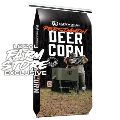 Persimmon Flavored Deer Corn Backwoods 50lbs