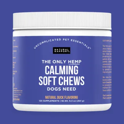 Natural Rapport The Only Hemp Calming Soft Chews Dogs Need