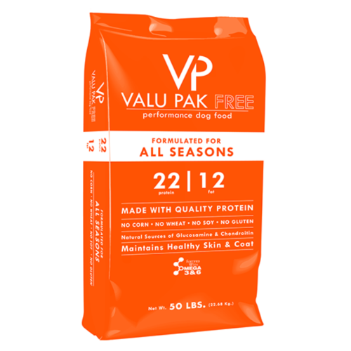 Valu Pak Orange 22-12 No corn, wheat, soy, gluten