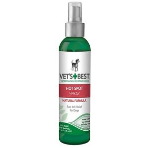 Vet’s Best Dog Hot Spot Itch Relief Spray | Soothes Dog Dry Skin itchy Skin Hot Spots | Vet Formulated for Fast Relief | 8 Ounces