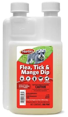 Martins Flea mange Dip Dog Fleas 1 Pint