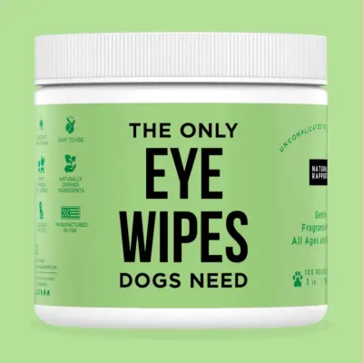 Natural Rapport The Only Eye Wipes Dogs Need (100 wipes)