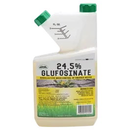 Liquid Harvest 24.5% Glufosinate- 32 Ounces- Non-Selective Herbicide for Control of Grasses