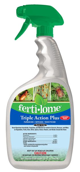 Fertilome Triple Action Plus Insect &amp; Disease Killer Ready to Use 32oz