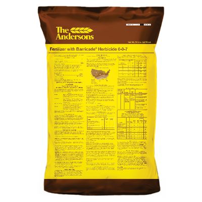 0-0-7 with 0.426% Barricade Herbicide (Turf Fertilizer &amp; Preemergent) 50 lb