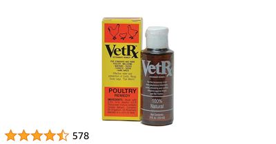 VetRX Poultry Remedy Dark Brown 2 Oz Goodwinol Products Corp
