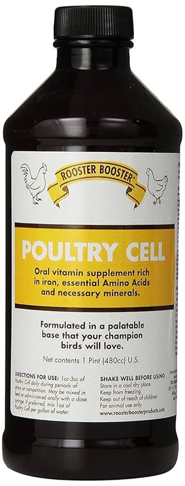 Poultry Cell Rooster Booster vitamin supplement 16oz