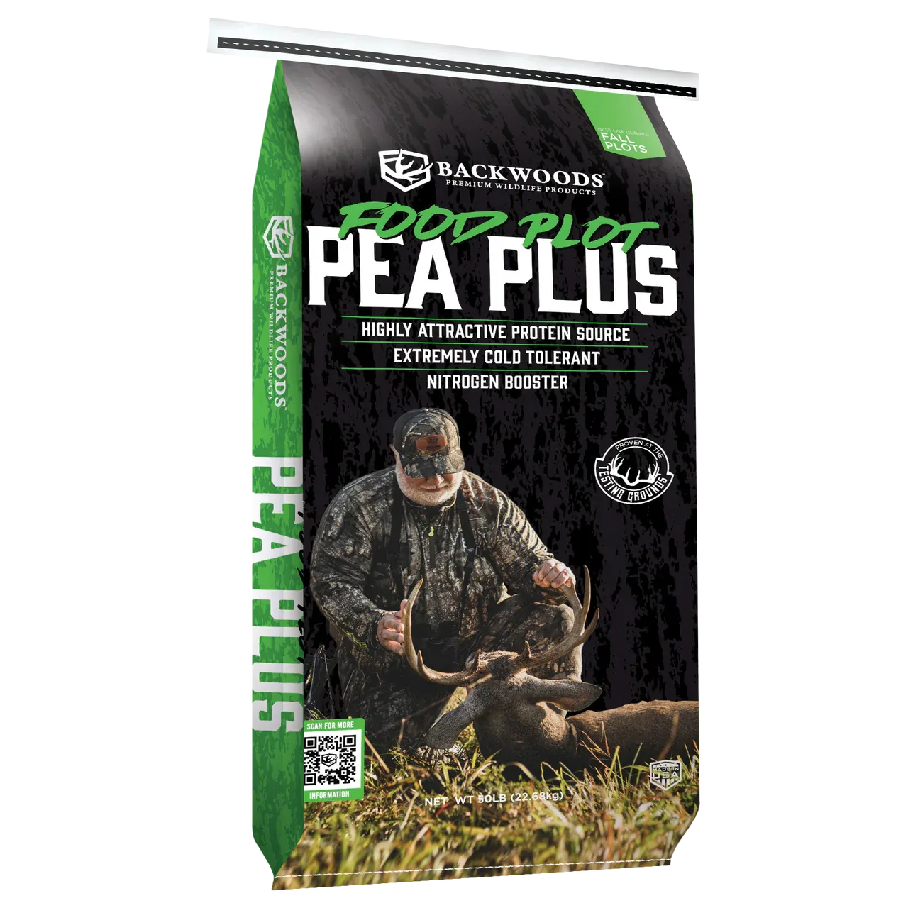 BACKWOODS PEA PLUS  50lbs (fp, r, dr, cr) 50lb backwoods, Quantity: Per Bag Pricing (Less Than 40 Bags)