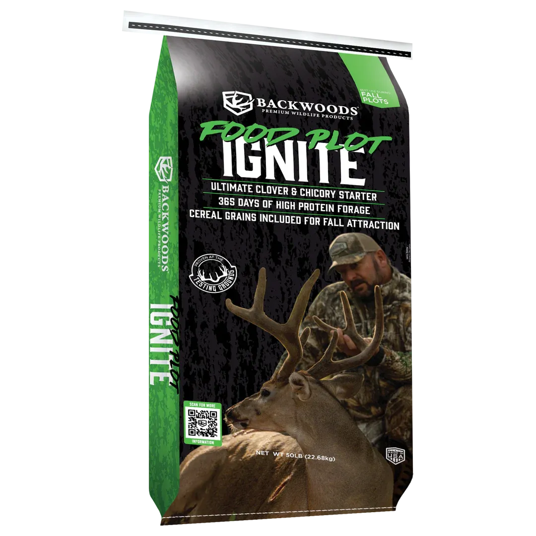 Backwoods IGNITE  50lbs (w,o,cr,ac,lc,c) 50lb, Quantity: Per Bag Pricing (Less Than 40 Bags)