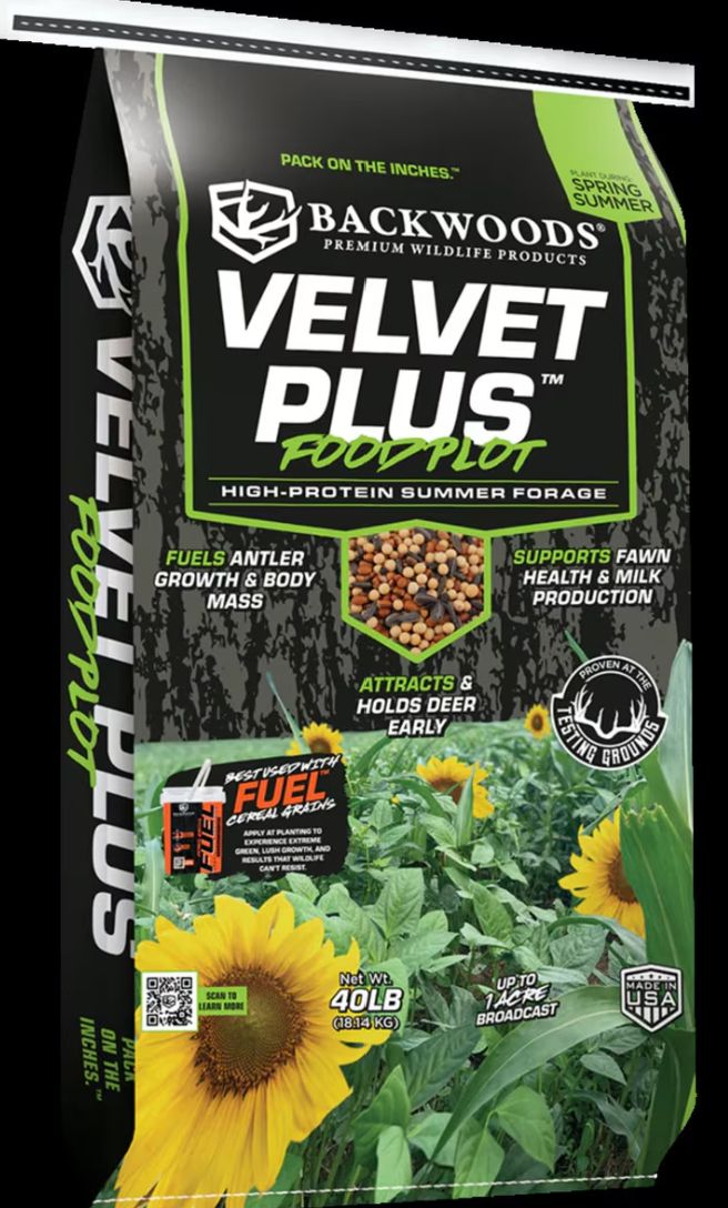Backwoods Velvet Plus 40lb Spring Food Plot Mix