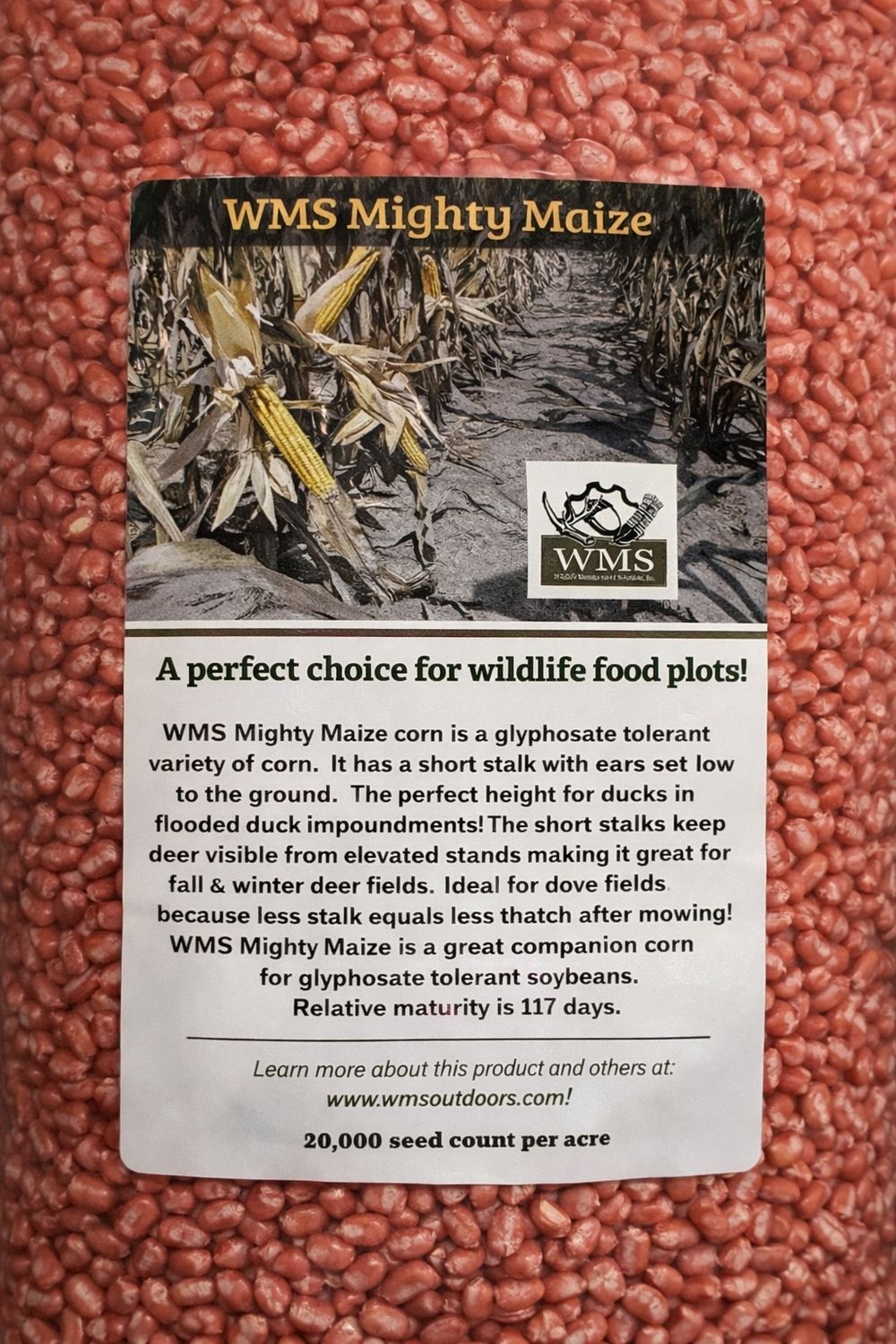 WMS Mighty Maize Corn Roundup Ready, Size: 20k