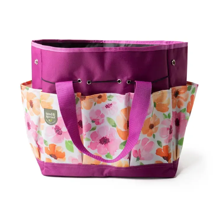 Gardening Tote, Color: August Bloom