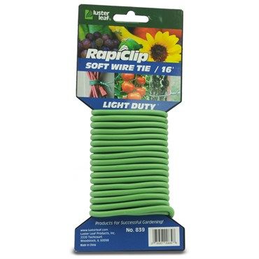 Luster Leaf Papiclip 16' Soft Wire Tie Light Duty