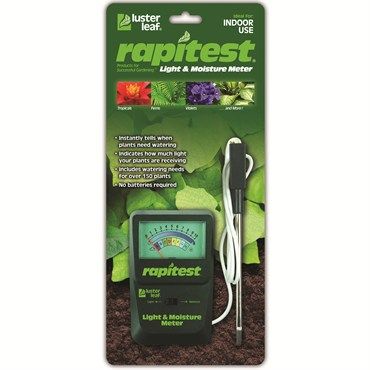 Luster Leaf Products Luster Leaf 1830 Rapitest Moisture and Light Combo Meter
