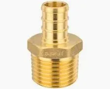 1/2" MPT LF x 1/2" HOSE BARB BRASS