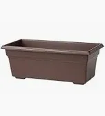 Novelty Countryside Flower Box, Brown 24”