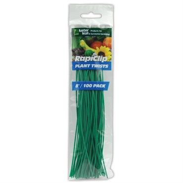 Luster Leaf 8' 100ct Pack RapidClip Plant Twists 8” (100pk)