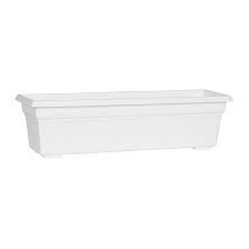 Novelty Countryside Flower Box Planter, White 24”