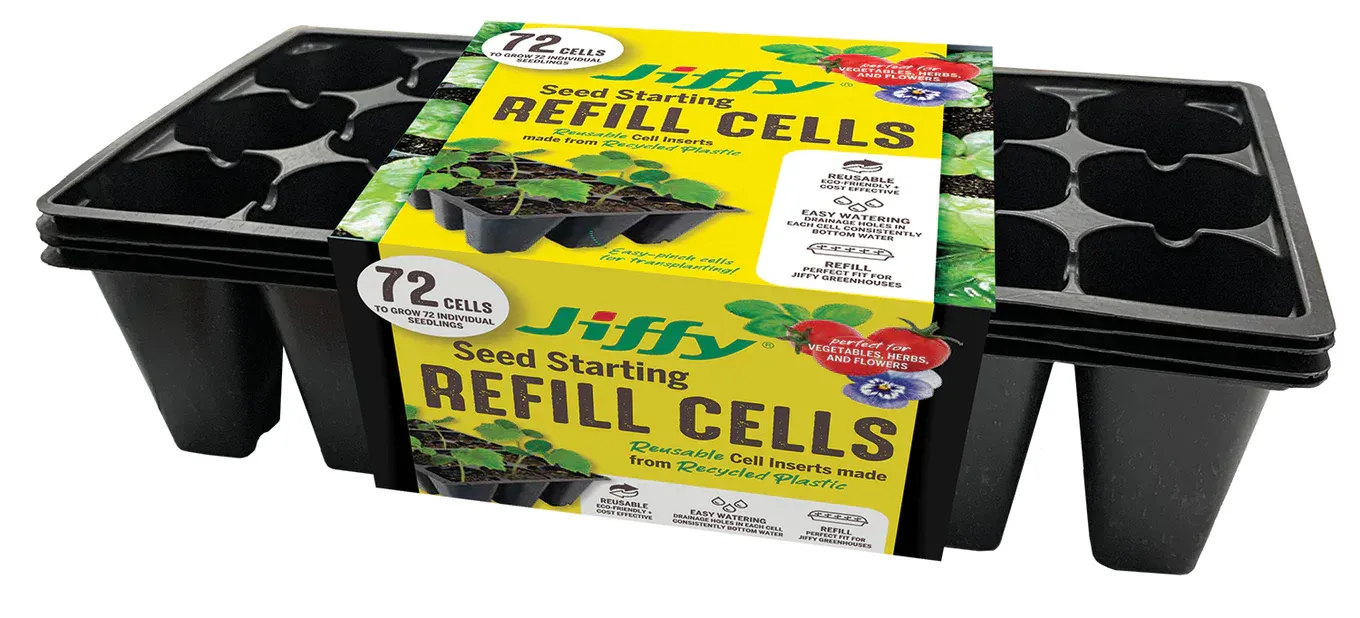 Jiffy (#TR72) Seed Starter Greenhouse Seed Start Kit Refill