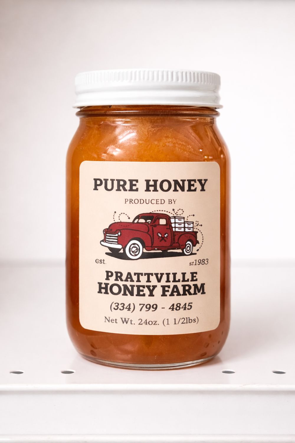Prattville Honey Farm, Size: 1 1/2 Lb