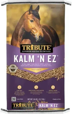 Tribute 50 lb Kalm 'n EZ 14% Horse Feed