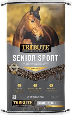 Tribute 50 lb Senior Sport 14% Horse Feed