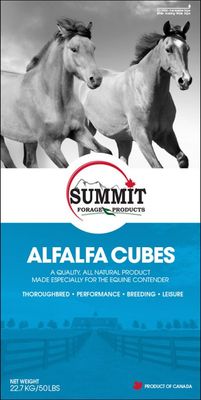 Huron Summit Alfalfa Cubes (BLUE BAG)
