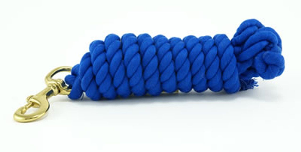 10’ Blue Lead Rope Valhoma With Bull Snap