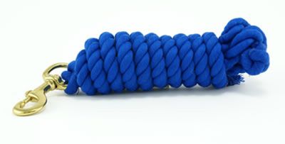 10’ Blue Lead Rope Valhoma With Bull Snap