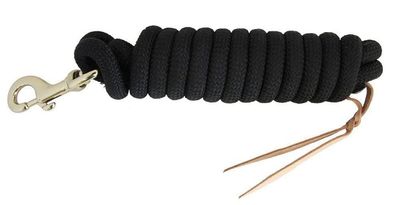10’ Black Lead Rope Valhoma With Bull Snap