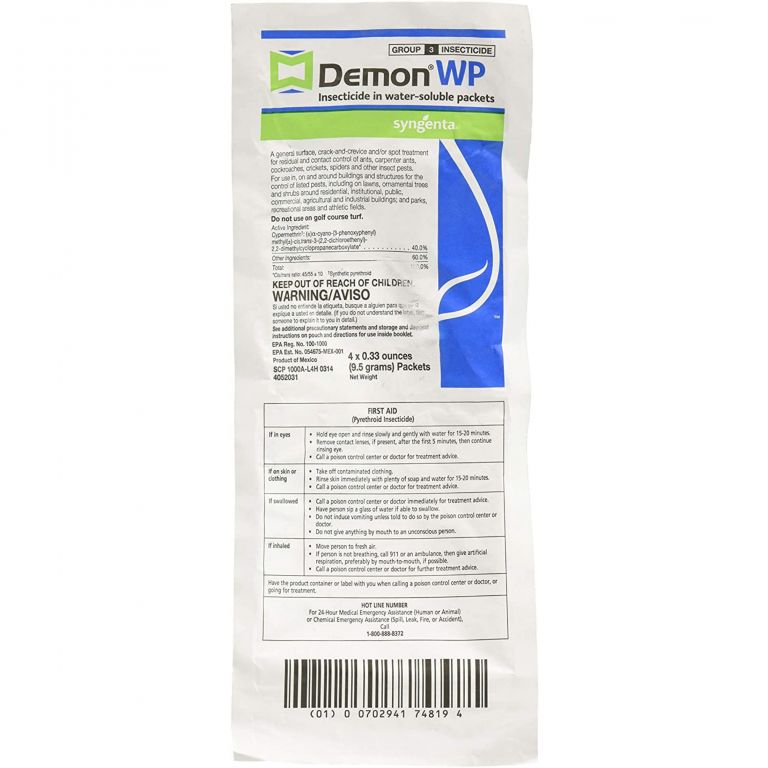 Demon WP water soluble packets