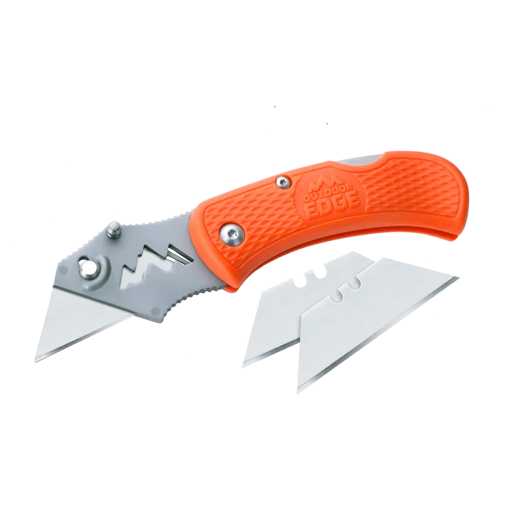 Orange Box Opening Assistant with 3 Blades Outdoor Edge