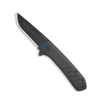 Razor VX4 Carbon Fiber Weave 3.0in with 3 Black Oxide Drop-Point Blades Outdoor Edge