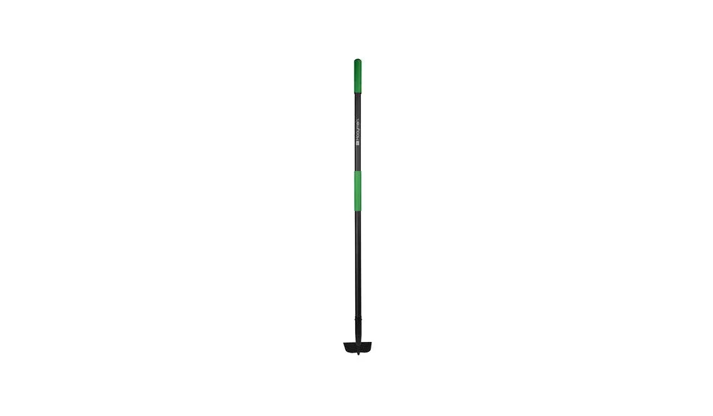 Hooyman Garden Hoe with Forged Steel Head Construction, Ergonomic No-Slip H-Grip Handles, and Tough Fiberglass Core for Breaking Up Soil and Weeds During Gardening, Yardwork, Farming