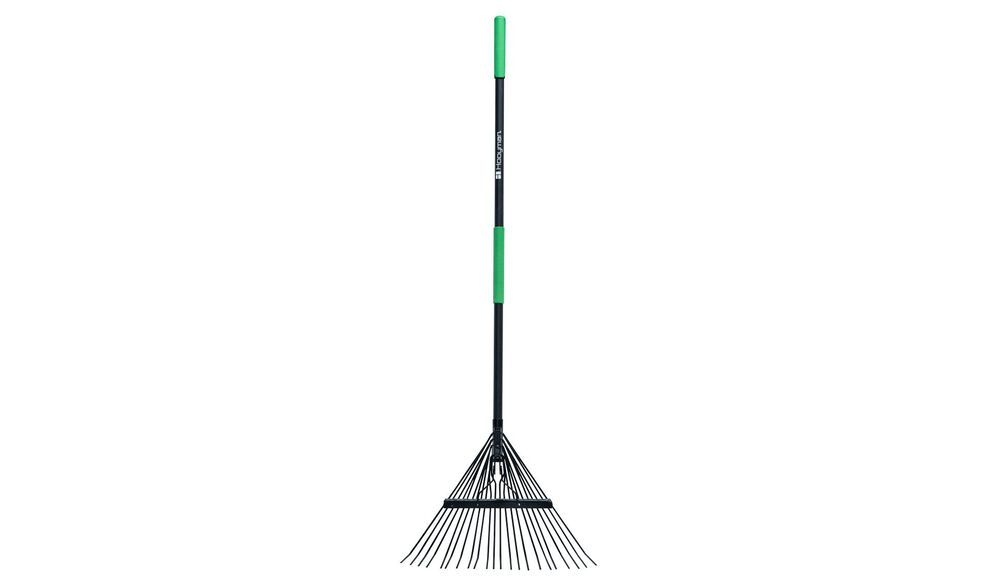 Hooyman Metal Leaf Rake with Steel Tines