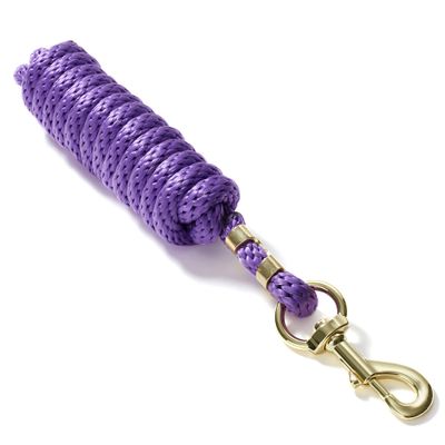 10’ Purple Lead Rope Valhoma With Bull Snap