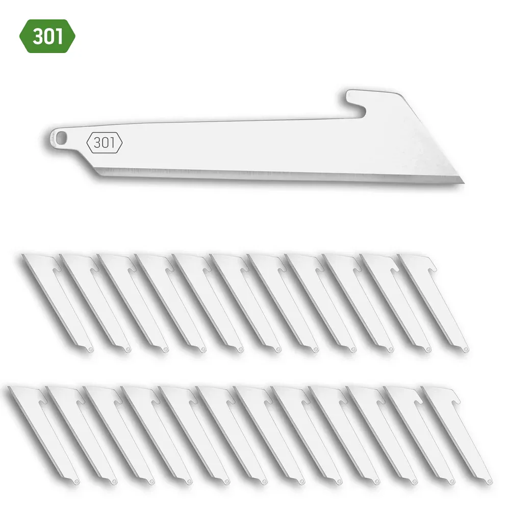 3.0" Utility Blades Razor Safe 24 Pack Outdoor Edge