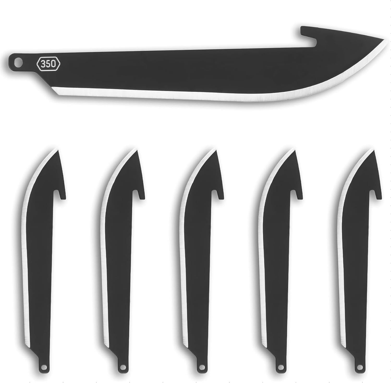 Razor Safe 6 Pack Onyx Replacement Blades 3.5in Outdoor Edge