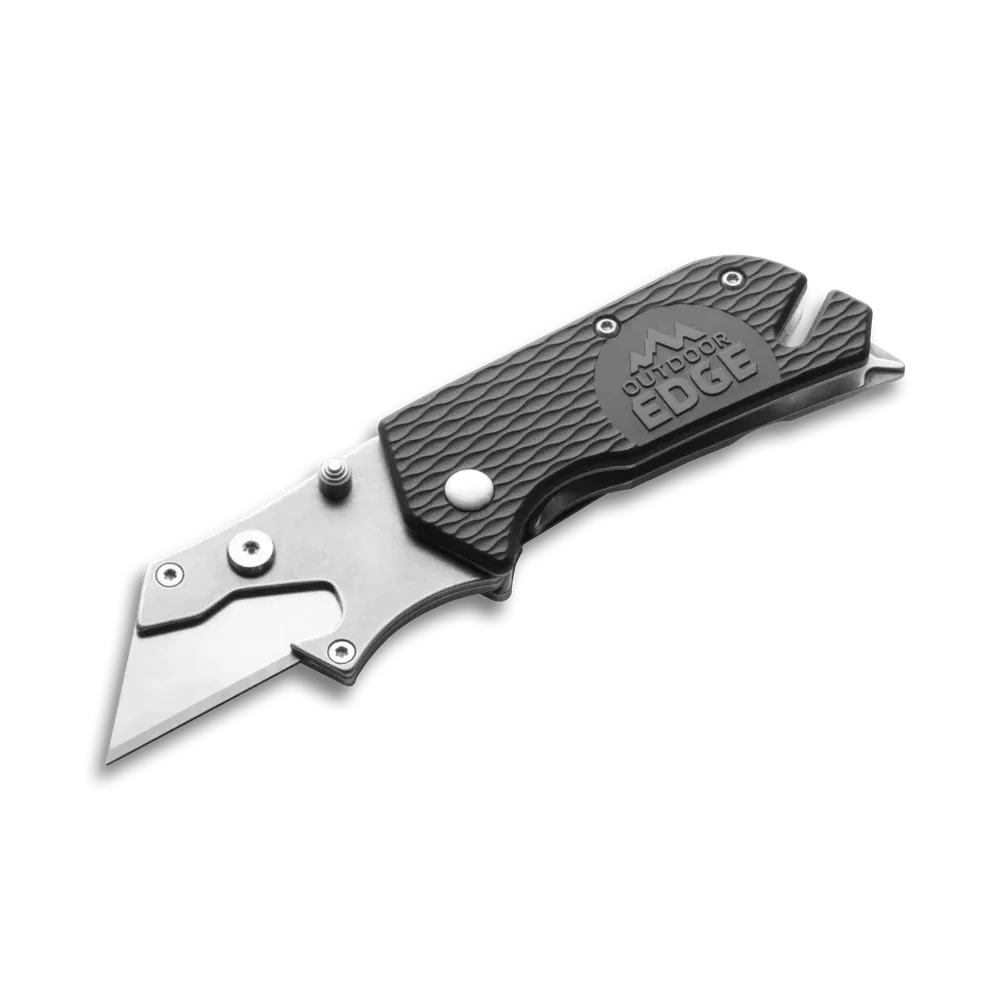 Black Utili Pro Five-in-One Folding Utility Knife/Multitool Outdoor Edge
