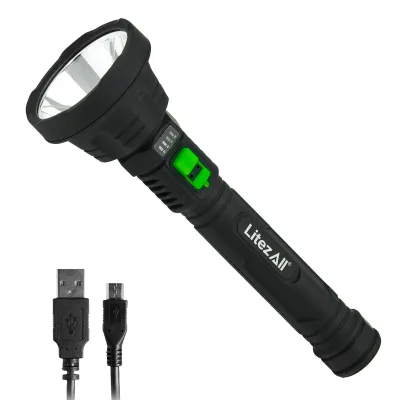 Litezall Rechargeable Ultac Ultra Lite Soft Touch Flashlight