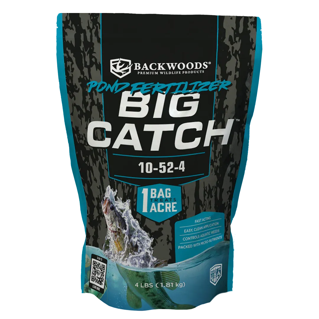 Backwoods Big Catch Pond Fertilizer 4lb Bag (Covers 1 Acre)