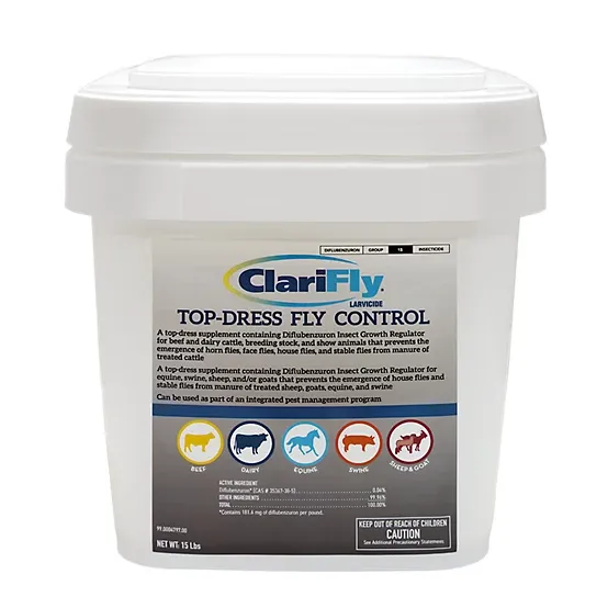 Clarifly Top Dress Fly Control 15lb Bucket